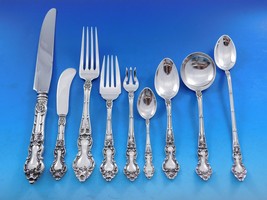 Meadow Rose by Wallace Sterling Silver Flatware Set 12 Service 120 piece... - £7,151.07 GBP