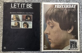 Lot 2 1960s Beatles sheet music: Yesterday and  Let It Be - £11.98 GBP