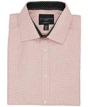 Mens Dress Shirt Modern Fit Coral Color Small 14-14½ 32/33 CALABRUM $49 ... - £7.16 GBP