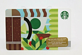 Starbucks Coffee 2015 Gift Card French Coffee Press Green Colorful Zero Balance - £8.47 GBP