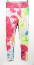 Women&#39;s pants Legging Tie Die Activewear Stretchable Honeycomb Size M Te... - £7.91 GBP