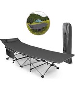 Outdoor Folding Camping Travel Cot - Lightweight Comfortable Portable He... - $76.02 CAD