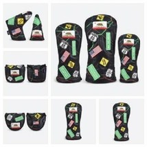 Prg Golf Originals Route 66 Black Driver, Fairway, Rescue Or Putter Headcover. - $24.98+