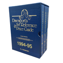 Davenport&#39;s Art Reference &amp; Price Guide 1994-1995 Hardcover in Slipcase - $49.49