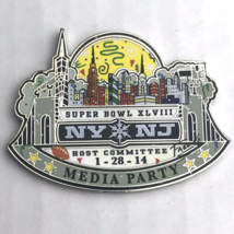 Super Bowl XLVIII Media Party Pin NFL NY NJ Host Committee 1-28-14 by Fazzino - $69.95