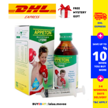 4 X APPETON Multivitamin Lysine (Syrup) Dietary Supplement For Children ... - $123.78