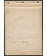 1940&#39;S SIGNED FRANKIE GUSTINE ALBUM PAGE PITTSBURGH PIRATES CUBS ST LOUI... - $179.58 MXN