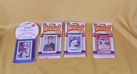 Lot Of Four Unopened Packs Of 1990 &amp; 1991 Baseball Cards Topps Fleer Donruss  - £14.57 GBP