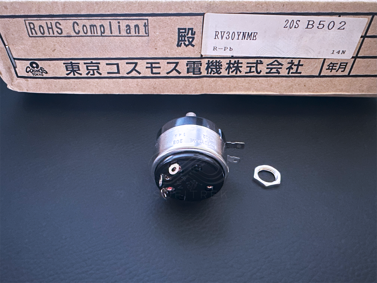 RV30YNME-20S-B502 TOCOS 5kOhm Single Turn Carbon Panel Control Potentiom... - $22.00