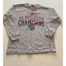 NFL Boys Size Medium 10 12 Gray Long Sleeve Gray Tshirt Tee 2006 NFL Nat... - $12.86