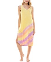 Roudelain Womens Tie Dyed Sleeveless Nightgown,Buttercup,Large - £21.65 GBP
