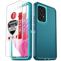 Samsung A53 5G Case, A53 5G Case With [2 Pack] Tempered Glass Screen Protectors, - £14.22 GBP