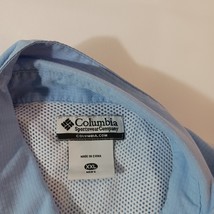 Columbia FM7055 BOAT INC Men's Size 2XL Blue Vented Button-Down Employee Shirt image 5