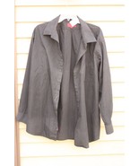 Men&#39;s BERGAMO NEW YORK FITTED XXL BLACK Long-Sleeve Shirt - $40.06 CAD