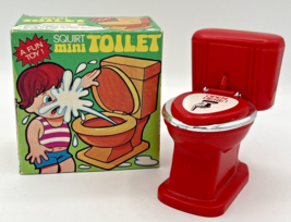 Vintage Squirt Mini Toilet Prank Toy NOS w/ Box SKU227 - £17.18 GBP