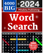 4000 BIG Word Search for Adults: Large Print (200 Themed Puzzles): Relax... - $10.67
