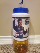 Jeff Gordon Pepsi Racing #24 Travel Cup with Straw, Car in Bottom - $8.54