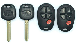 2 New TOYOTA Sienna 2010-2015 G Chip Key + Remote GQ43VT20T USA Seller A+++ - £27.57 GBP