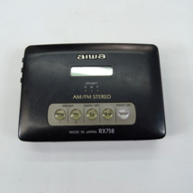 AS-IS Aiwa RX758 Stereo Radio Cassette Player Made Japan Dolby Untested For Part - £22.24 GBP