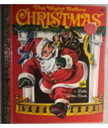 THE NIGHT BEFORE CHRISTMAS (1977) Little Golden Book illustrated hardcover - $273.21 MXN