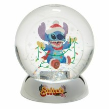 Walt Disney Lilo &amp; Stitch Holiday Stitch 100 mm Waterdazzler Water Globe... - £18.97 GBP