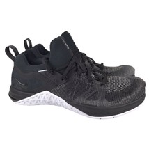 Nike Metcon Flyknit 3 Cross Training Shoe Black White AQ8022-001 Mens Size 8 - £67.06 GBP