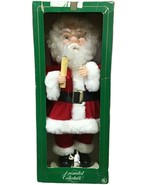 Vintage Santa&#39;s Best Animated Santa w Candle Christmas 1990&#39;s with Box W... - £28.30 GBP