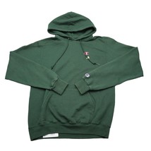 Champion Hoodie Womens S Green Long Sleeve Hooded Drawstring Embroidered Logo - $22.65