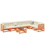  Garden Sofa Set Wax brown Solid pine wood Large Modular - €1.191,85 EUR