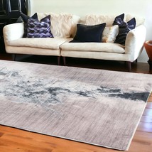 6&#39; X 9&#39; Sand Abstract Area Rug - £320.12 GBP