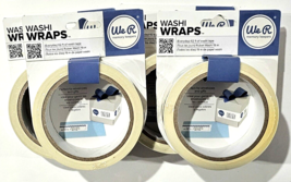 4 Pack Washi Wraps We R Memory Keepers 62 Ft Of Tape Everyday Blue - £18.31 GBP