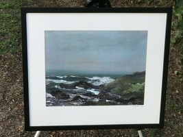 Dick Crispo Original Seascape Hand Signed &amp; Numbered #1 Of 25 Lithograph w/ Coa - £783.13 GBP