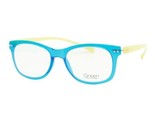 iGreen V2.7 C.04 Shiny Teal Yellow Temples Kids Eyeglasses 45-16-130 W/Case - $59.00