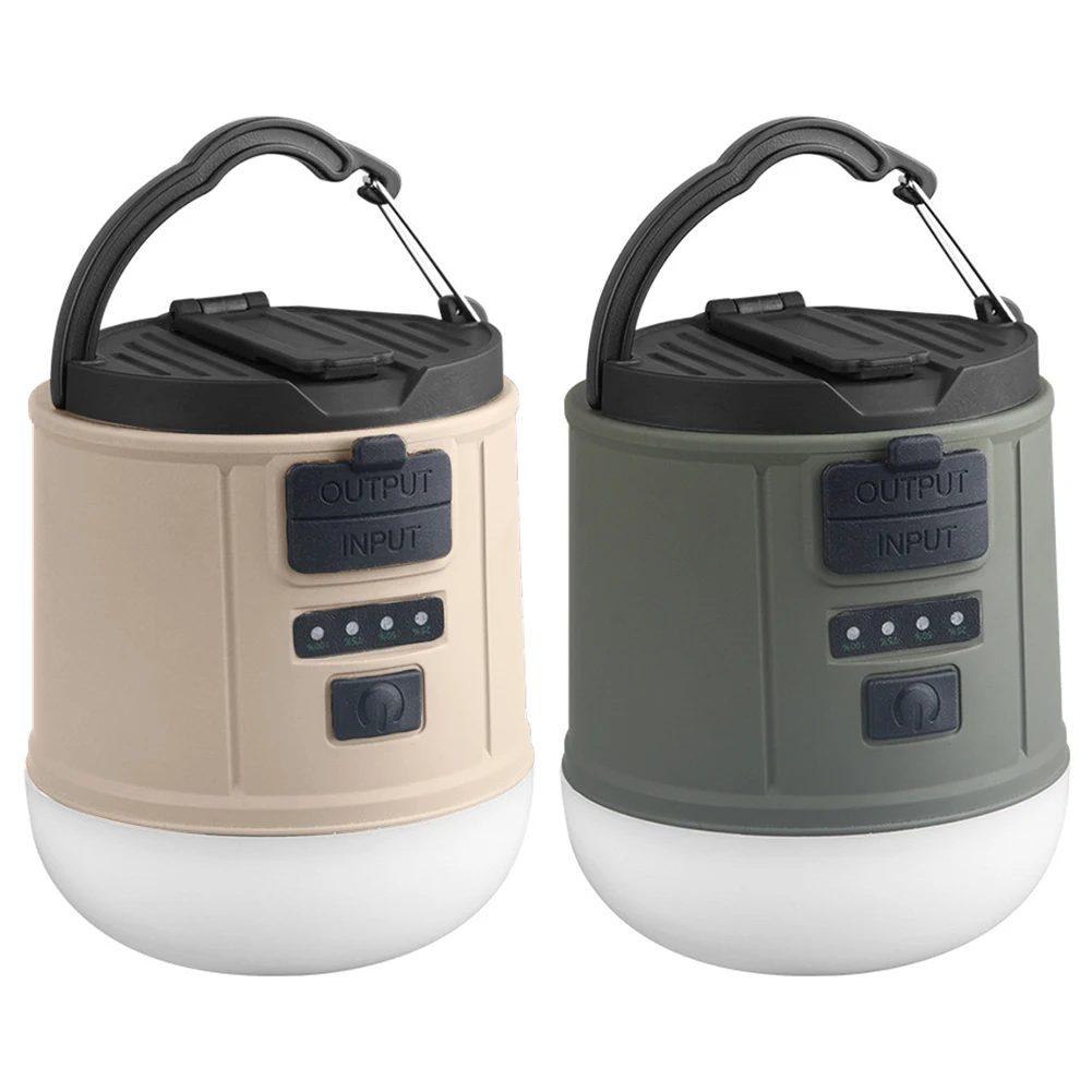 USB Rechargeable XPE Camping Lanterns 300LM COB LED Emergency Lights Hand Crank - £9.65 GBP+