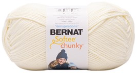 Bernat Chunky Big Ball Yarn - Solids-Aran - £18.96 GBP