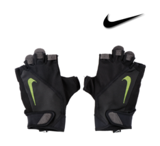 Nike Elemental Fitness Gloves Men&#39;s Sports Gloves Training Black NWT AC4... - $44.91