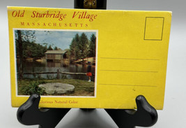 Postcard Packet Old Sturbridge Village MA 6 Cards 12 Pictures Perforated Unpost - £9.58 GBP