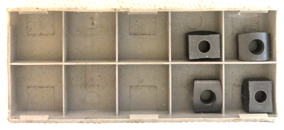LNAT 130598-N-1091 IC328 - CARBIDE MILLING INSERTS - ISCAR - PACK OF 4 - $24.55