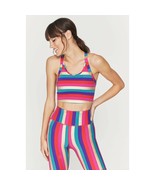NWT Spiritual Gangster Wrapped in Love Metallic Gold Sports Bra Top Band... - $32.00
