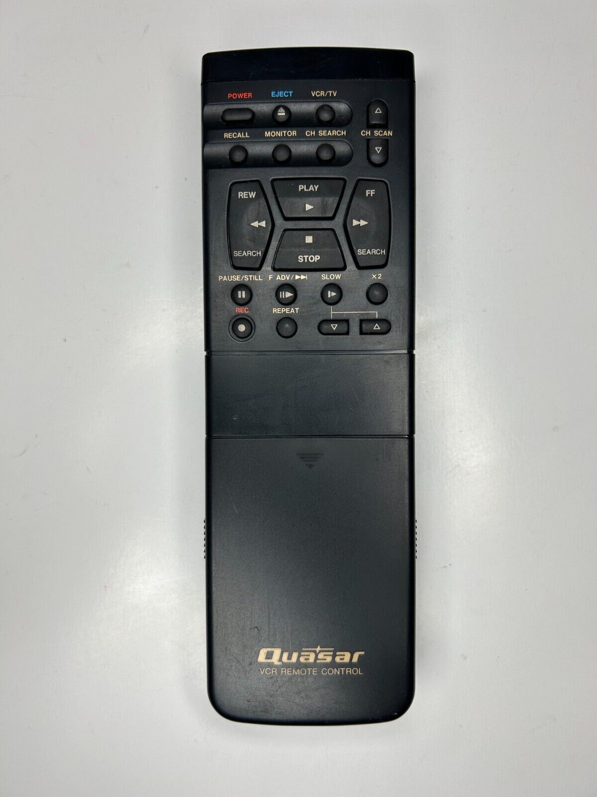 Quasar VSQS1042 TV VCR Remote Control, OEM for VH6410, VH6415  			