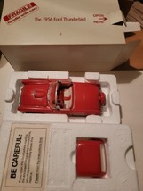 Danbury Mint 1/24 Scale 1956 Ford Thunderbird (Red) Hardtop W/Box Diecas... - $98.00