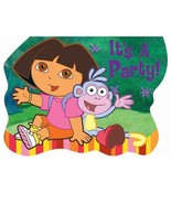 Dora the Explorer Its A Party Birthday Invitations 8 Invites Per Package... - £3.89 GBP