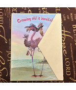 “Flamingle” Mike Scovel Leanin Tree Birthday Card Growing Old Is Inevitable - €4,26 EUR