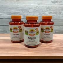 3x TURMERIC Sundown Naturals 500 MG 140 Caps Ea Antioxidant Health EXP 1/25 - £27.03 GBP