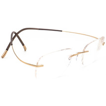 Silhouette Eyeglasses 7581 20 6050 Titan Minimal Art Gold Rimless 52[]21 160 - £180.98 GBP