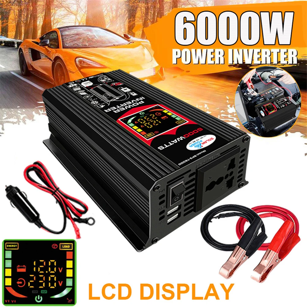 000w car inverter modified sine wave power converter dc 12v to ac 110v 220v car voltage thumb200