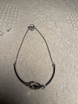 Premier Designs Jewelry Silver Resizable Bracelet WOMENS REDUCED VINTAGE - $14.03