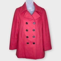 J. CREW rusty orange/red Wool blend Peacoat size xs fall winter preppy - $55.00