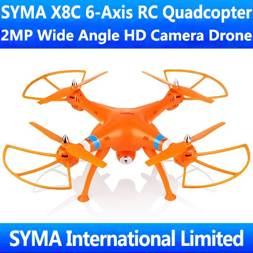 Syma Newest X8C With 2MP Wide Angle Hd Camera 2.4Ghz 4CH Rc Quadcopt - £162.89 GBP