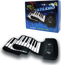 Rock And Roll It Studio Piano Roll Up Flexible Usb Midi Piano, In Speaker. - £92.47 GBP